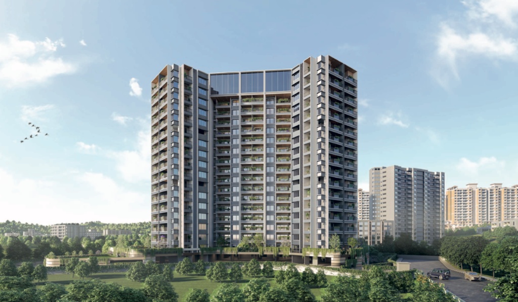Highgardens residential tower at Forest Trails Township