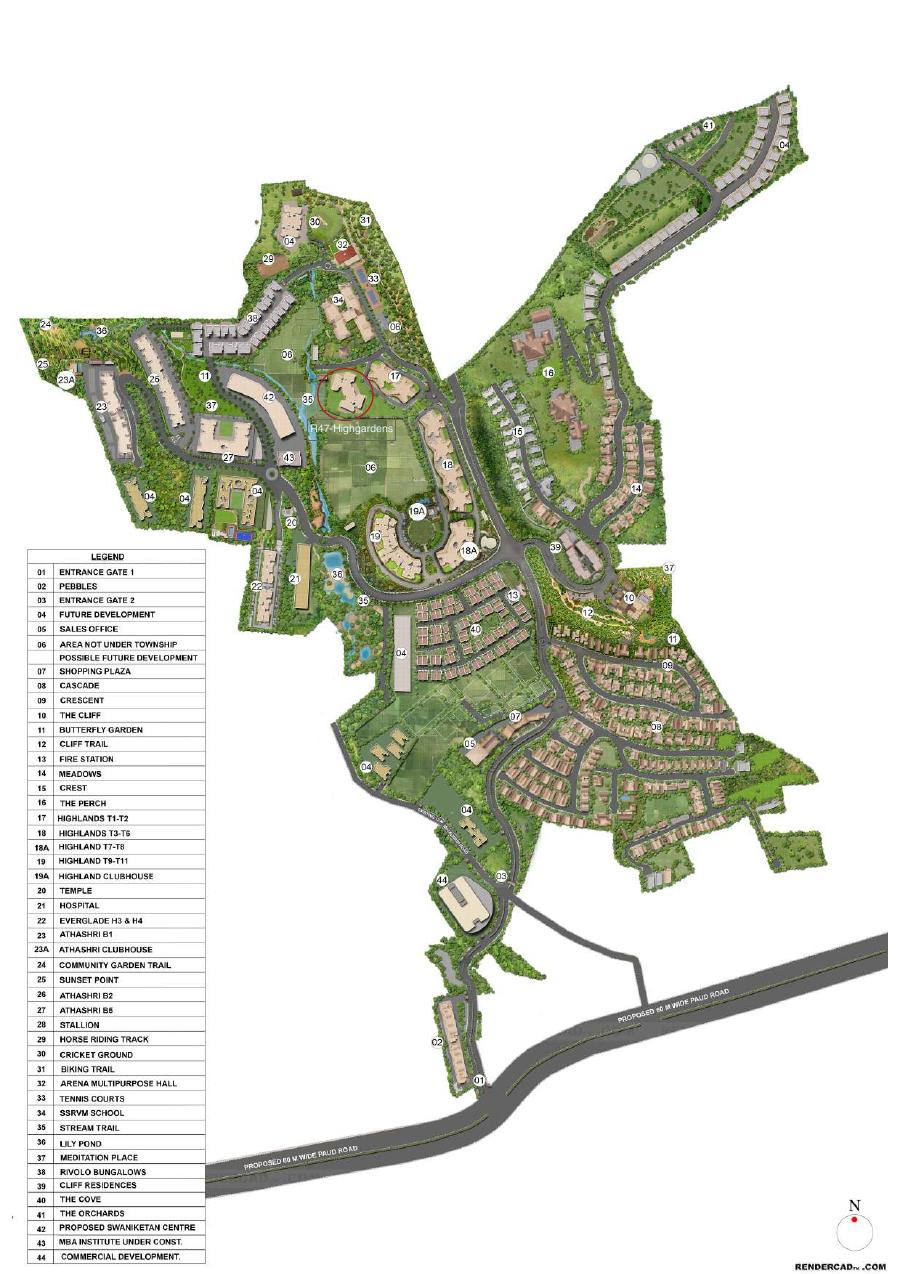 Forest Trails Township masterplan